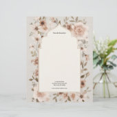 Modern Simple White Professional Briefbogen (Stehend Vorderseite)