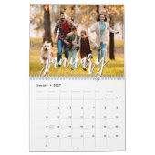Modern Single Photo Script Custom Kalender (Jan 2027)
