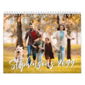 Modern Single Photo Script Custom Kalender (Titelbild)