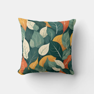 Modern skandinavisches Leaf-Muster-Kissen Kissen