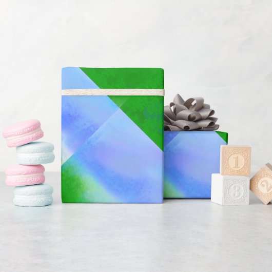 MODERN SKY BLAUE GESCHENKPAPIER (Babyparty)