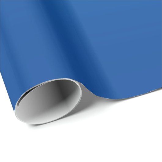Modern Sky und Classic Deep Blue Ombre Geschenkpapier (Rolleneckpunkt)
