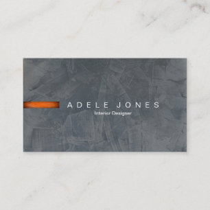 Modern Slate Business Card Visitenkarte