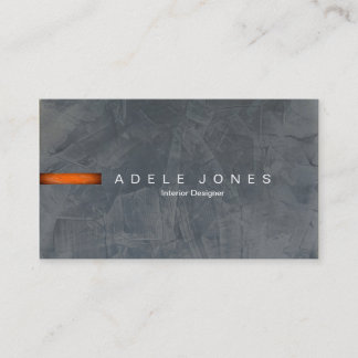 Modern Slate Business Card Visitenkarte