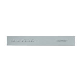 Modern Slate Minimalist First Names Wrap Around  (Person)