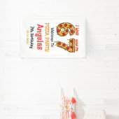Modern Slice Slice Boy Six Seven Birthday Party Banner (InSitu)