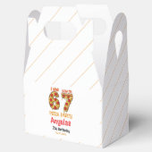 Modern Slice Slice Boy Six Seven Birthday Party Geschenkschachtel (Geöffnet)