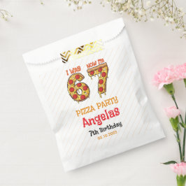 Modern Slice Slice Boy Six Seven Birthday Party Geschenktütchen