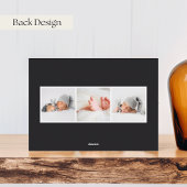 Modern Snapshot | Geburtsankündigung von Foil Folieneinladung