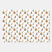 Modern Snowboard Snowboarden Geschenkpapier Set (Vorderseite 3)