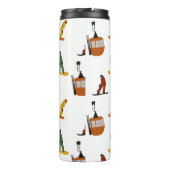 Modern Snowboard Snowboarden Thermosbecher (Rückseite)