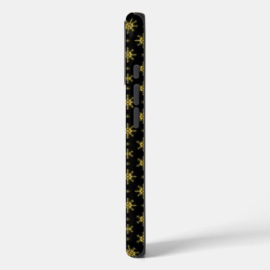 Modern Snowflake Christmas Case-Mate iPhone Hülle (Rückseite / Links)