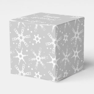 Modern Snowflake Personalisiert Gefallen an der Ge Geschenkschachtel