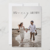 Modern so sehr frohe Neugeborene Weihnachten (Vorderseite)