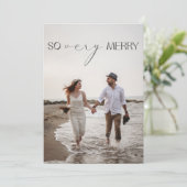 Modern so sehr frohe Neugeborene Weihnachten (Stehend Vorderseite)