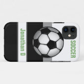 Modern Soccer Ball grün Custom iPhone 5 Fall Case-Mate iPhone Hülle (Rückseite (Horizontal))
