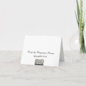 Modern Soccer Balls Vielen Dank Dankeskarte (Rückseite)