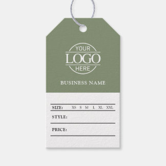 Modern Social Media Business Logo Price Hang Tag Geschenkanhänger