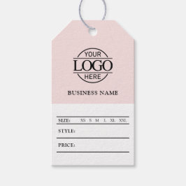 Modern Social Media Business Logo Price Hang Tag Geschenkanhänger