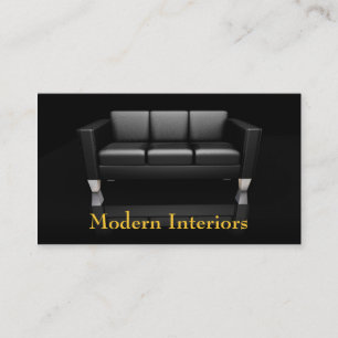Modern Sofa Business Card Visitenkarte