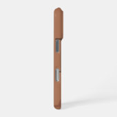 Modern Soft Brown erste minimale zeitgenössische iPhone Hülle (Rechte Seite)