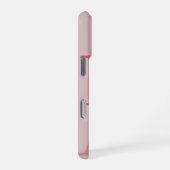 Modern Soft Pink Erstklassig zeitgemäß iPhone Hülle (Rechte Seite)