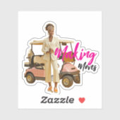 Modern Sophisticated Custom-Cut Vinyl Sticker (Blatt)