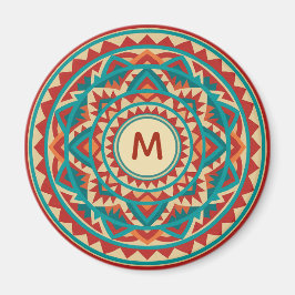 Modern Southwest Mandala Magnet
