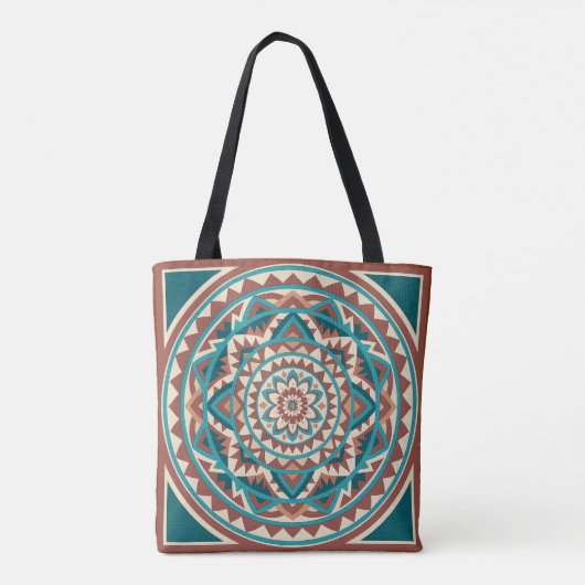 Modern Southwest Mandala  Tasche (Rückseite)