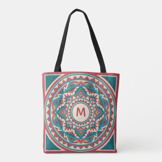 Modern Southwest Mandala Tasche (Rückseite)