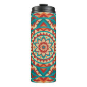 Modern Southwest Mandala Thermosbecher (Vorderseite)