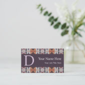 Modern Southwestern Geometric Tribal Art Pattern Visitenkarte (Stehend Vorderseite)