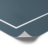 Modern Spa Wall Art Minimalist Poster (Ecke)