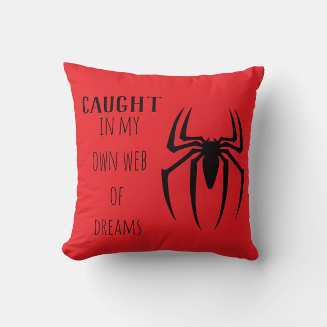 Modern Spider Art Decorative Pillow Kissen (Vorderseite)