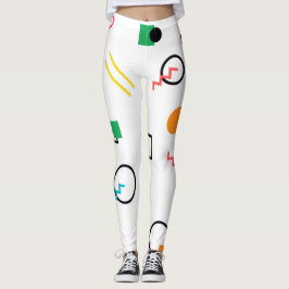Modern, spielerisch, cool, trendy, geometrisch geg leggings