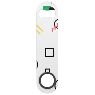 Modern, spielerisch, cool, trendy, geometrisch geg speed flaschenöffner