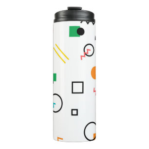 Modern, spielerisch, cool, trendy, geometrisch geg thermosbecher