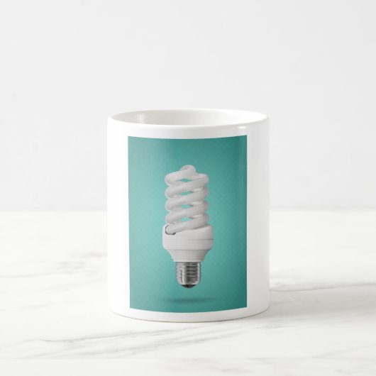 Modern Spiral Compact Fluorescent Lightbulb Kaffeetasse (Mittel)