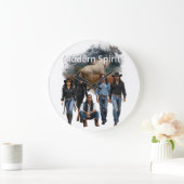 Modern Spirits Crew Cover Art Wanduhr (Zuhause)