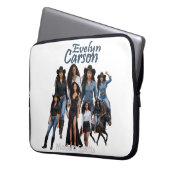 Modern Spirits Evelyn Carson Cover Art Laptop Case (Vorderseite Links)