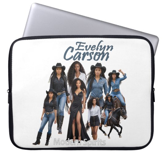 Modern Spirits Evelyn Carson Cover Art Laptop Hüll (Vorderseite)