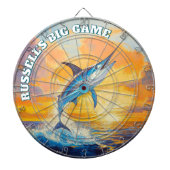 Modern Sport Fisherman Marlin Dartscheibe (vorne)