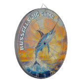 Modern Sport Fisherman Marlin Dartscheibe (Vorderseite Links)