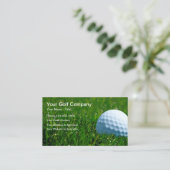 Modern Sports Golf Visitenkarte (Stehend Vorderseite)