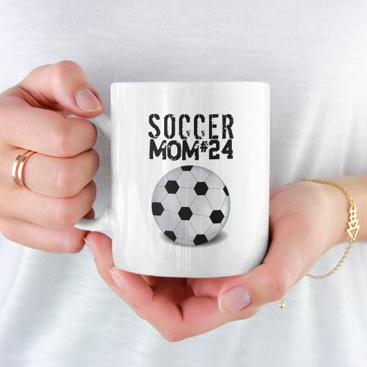 Modern Sports Soccer Mama Niedlich Simple Player Kaffeetasse