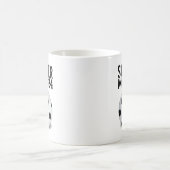 Modern Sports Soccer Mama Niedlich Simple Player Kaffeetasse (Mittel)