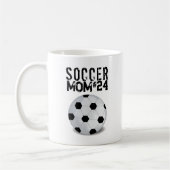 Modern Sports Soccer Mama Niedlich Simple Player Kaffeetasse (Links)