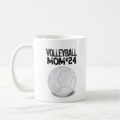 Modern Sports Volleyball Mama Niedlich Simple Play Kaffeetasse (Links)