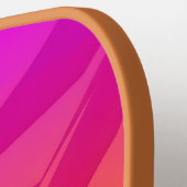 Modern Sporty Energetic Pop Art Aesthetic Pickleball Schläger (Linke Seite)