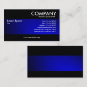 Modern - Spotlit Blue Visitenkarte (Vorne/Hinten)